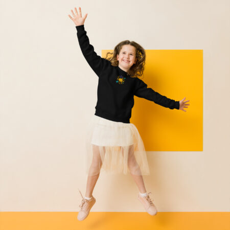Colorful Sunburst Kids Sweatshirt
